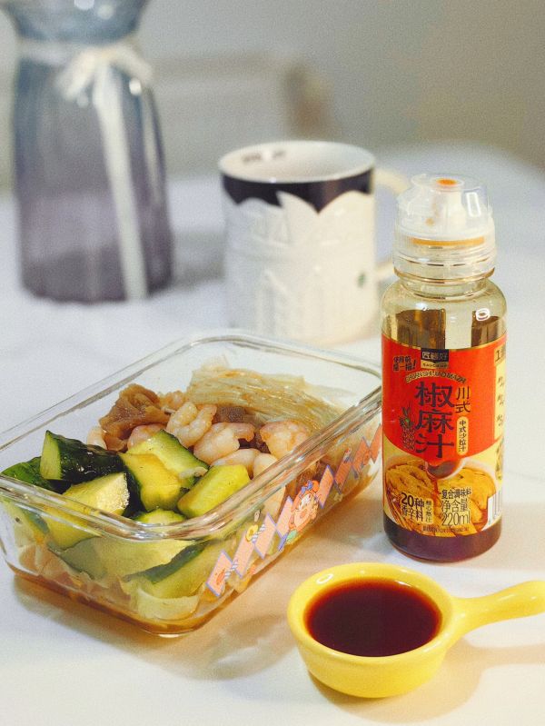 牛肉卷虾仁蔬菜自由沙拉