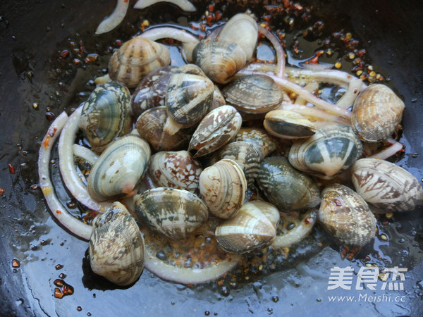 快手辣炒蛤蜊