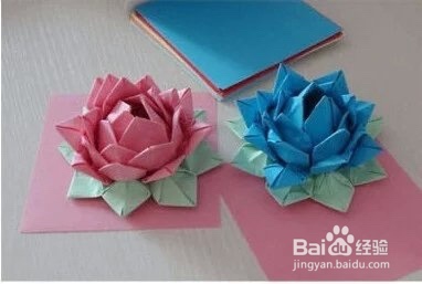如何折一朵美丽的荷花
