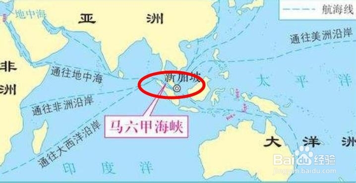 亚洲太平洋沿岸有哪些主要的航运海峡
