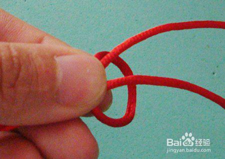 红绳手链的简单编法