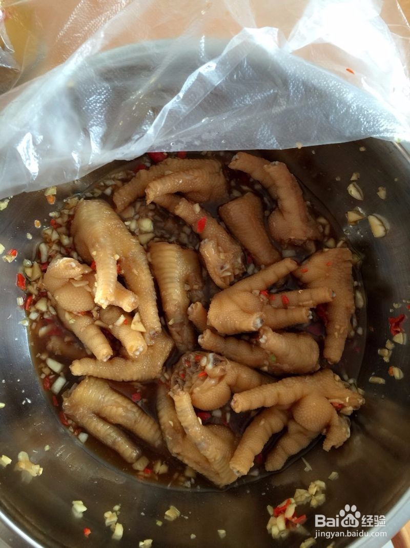 酸辣鸡爪的做法