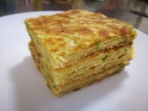 椒盐千层饼的做法