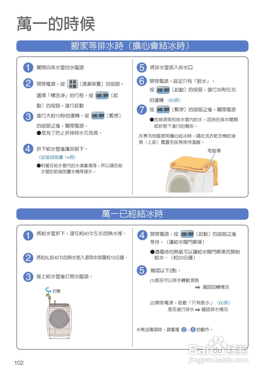 日立SF-BD3500TR洗衣机使用说明书:[11]