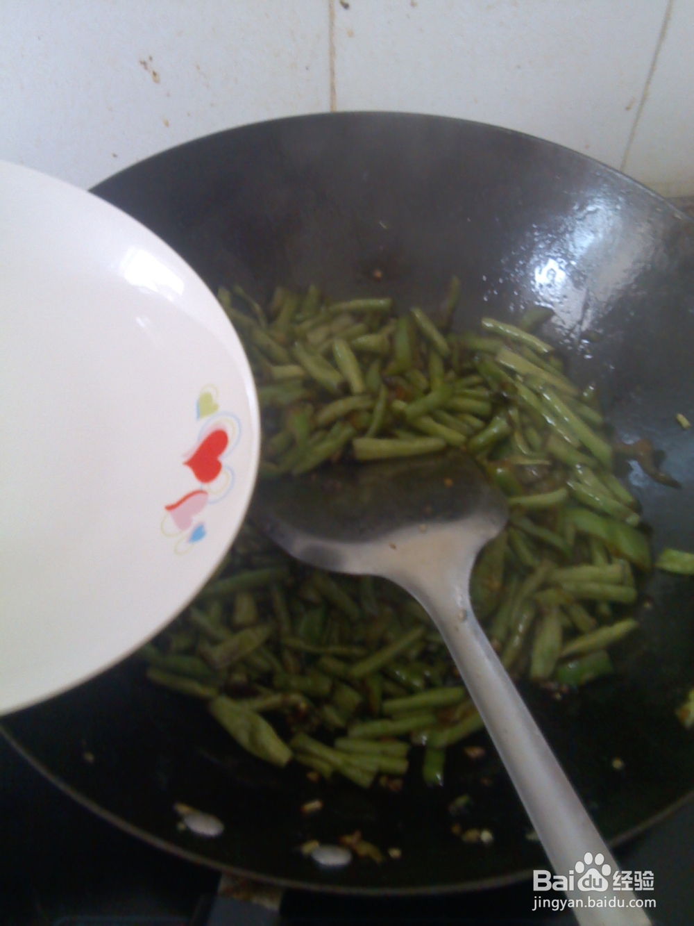 豇豆炒辣椒的做法