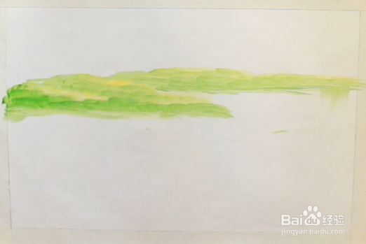 刀画教程——春天草坪的绘画方法