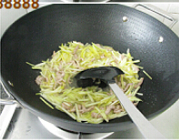 韭黄肉丝两面黄