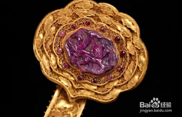 金器中的金花丝如意摆件如何欣赏