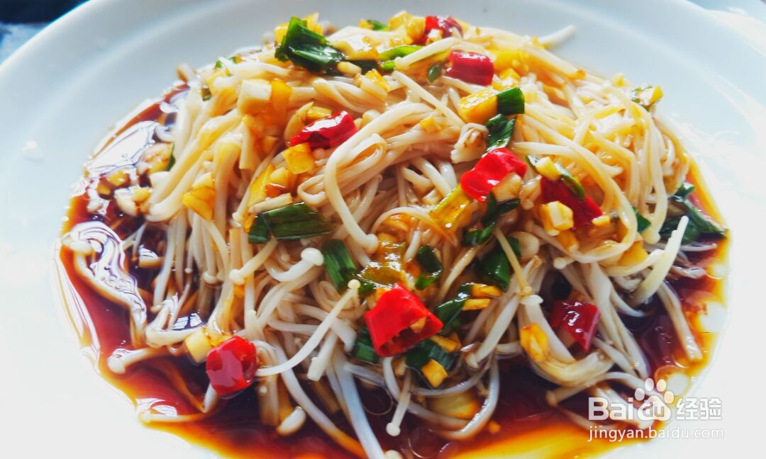 凉拌金针菇的做法