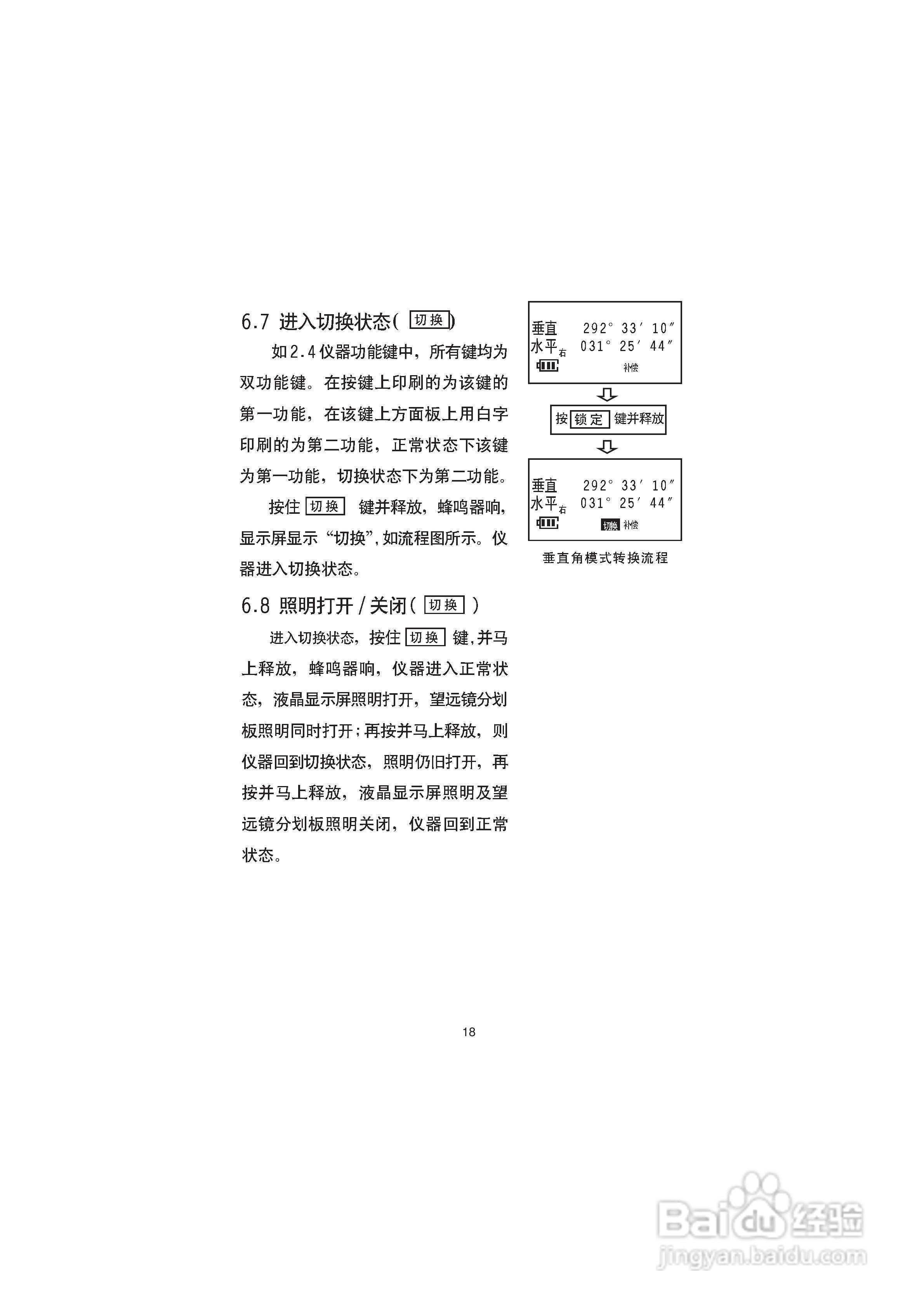 一光电子经纬仪LT205使用说明书:[3]