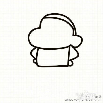 【简笔画蜡笔小新】