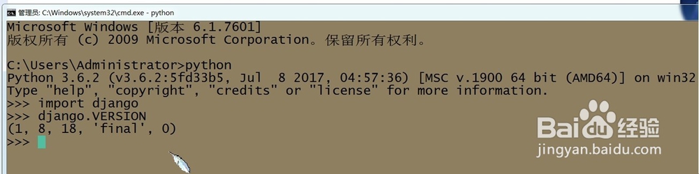 python 3.5 + django 1.8开发环境搭建