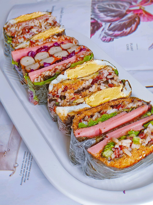 ins折叠紫菜包饭