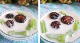 牛奶炖香菇有什么营养价值