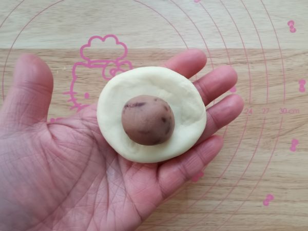 牛奶豆沙华夫饼