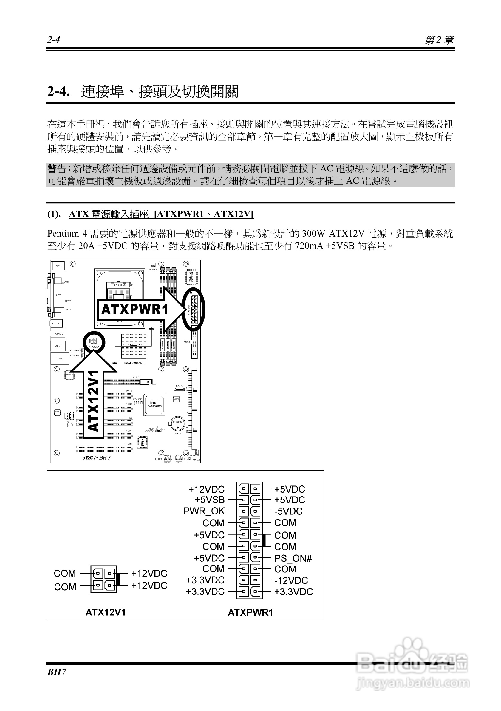 ABIT BH7 Socket478系统主机板使用手册:[2]