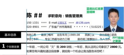 简历指导：牛人简历必备要素