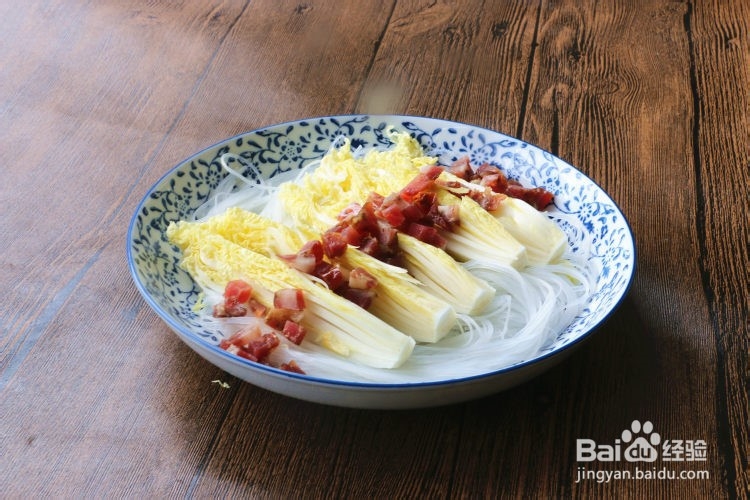 腊肠粉丝娃娃菜