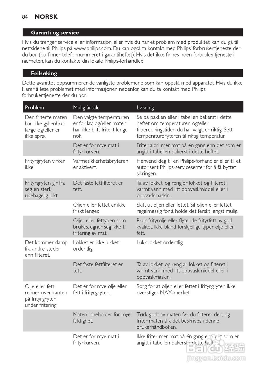 PHILIPS HD6107/HD6105电炸锅说明书:[5]