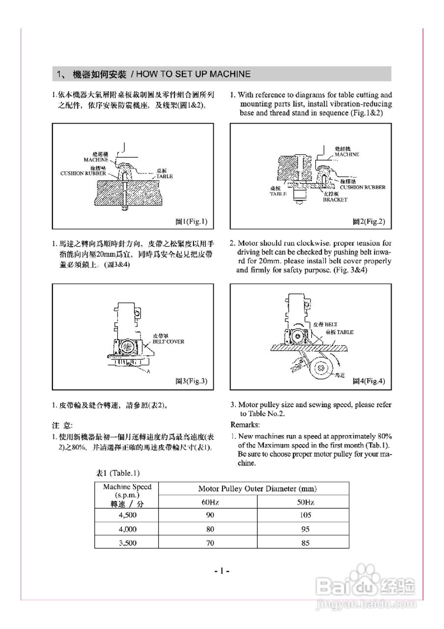 JK-8008VC型多针缝纫机使用说明:[1]
