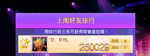 全民炫舞荣誉皇冠【★】