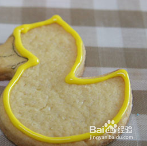 可爱的小鸭子糖霜饼干怎么做