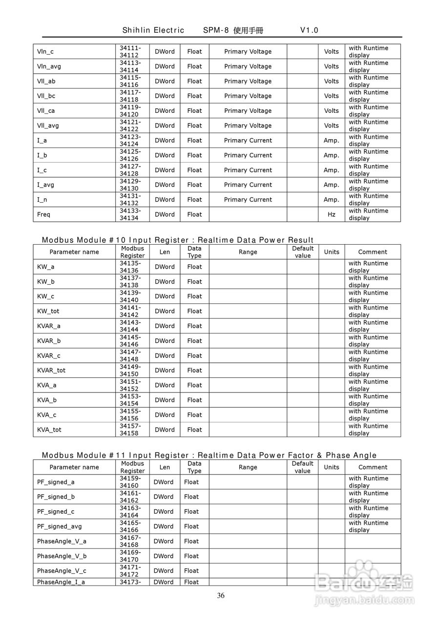 士林电机SPM-8多功能集合式电錶使用手册:[4]