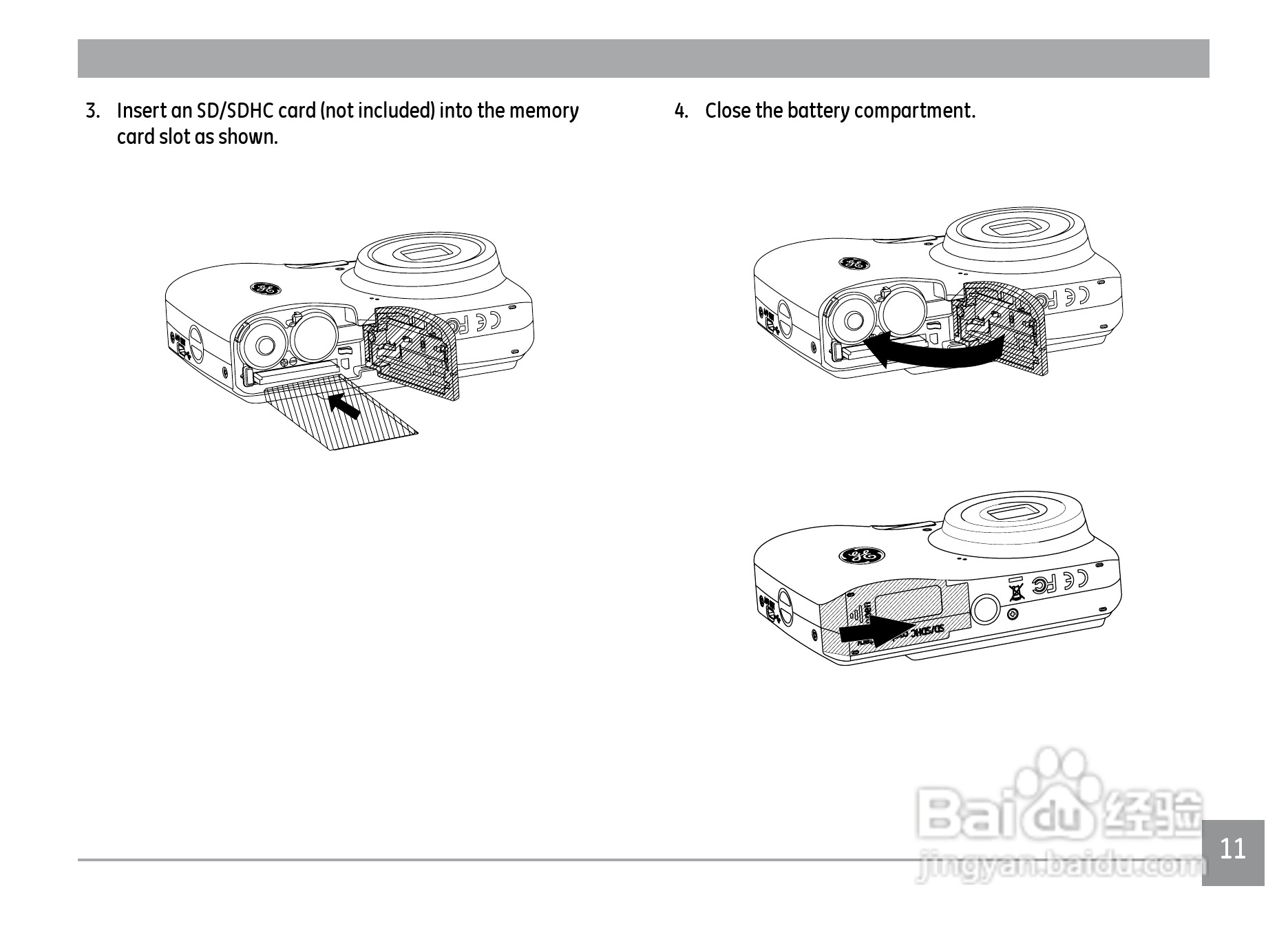 GE通用C1033数码相机说明书:[2]