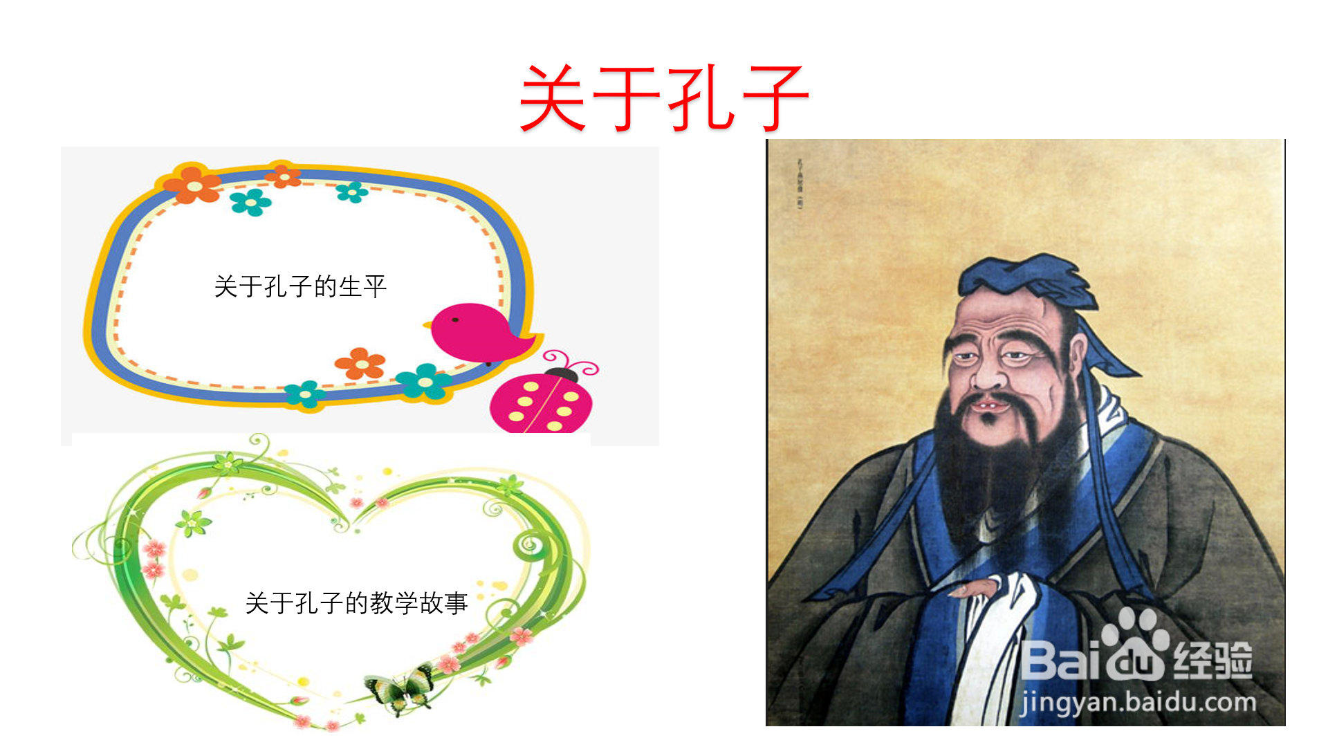 关于孔子的手抄报