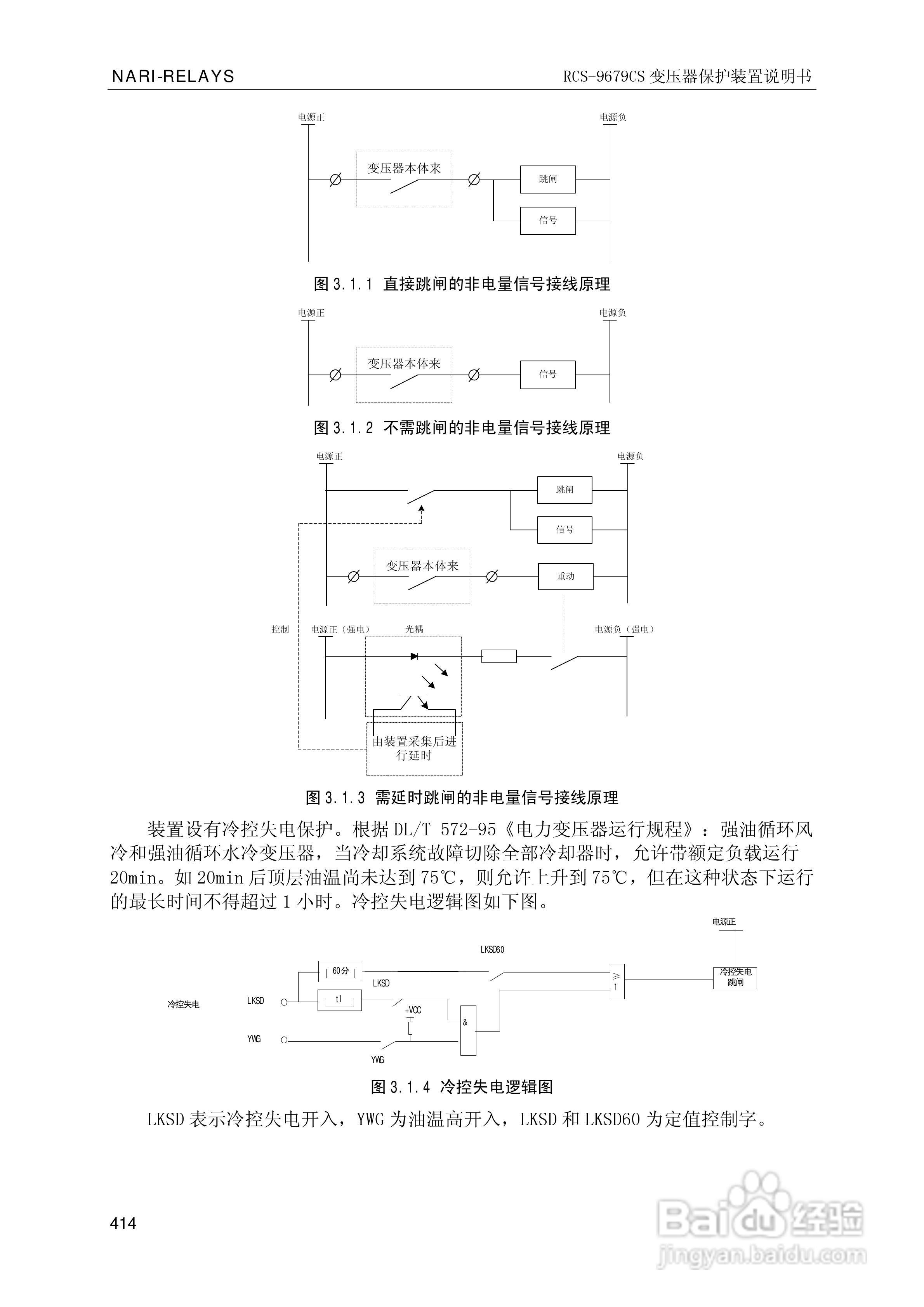 南瑞继保RCS-9681CS变压器后备保护测控装置说明书:[42]