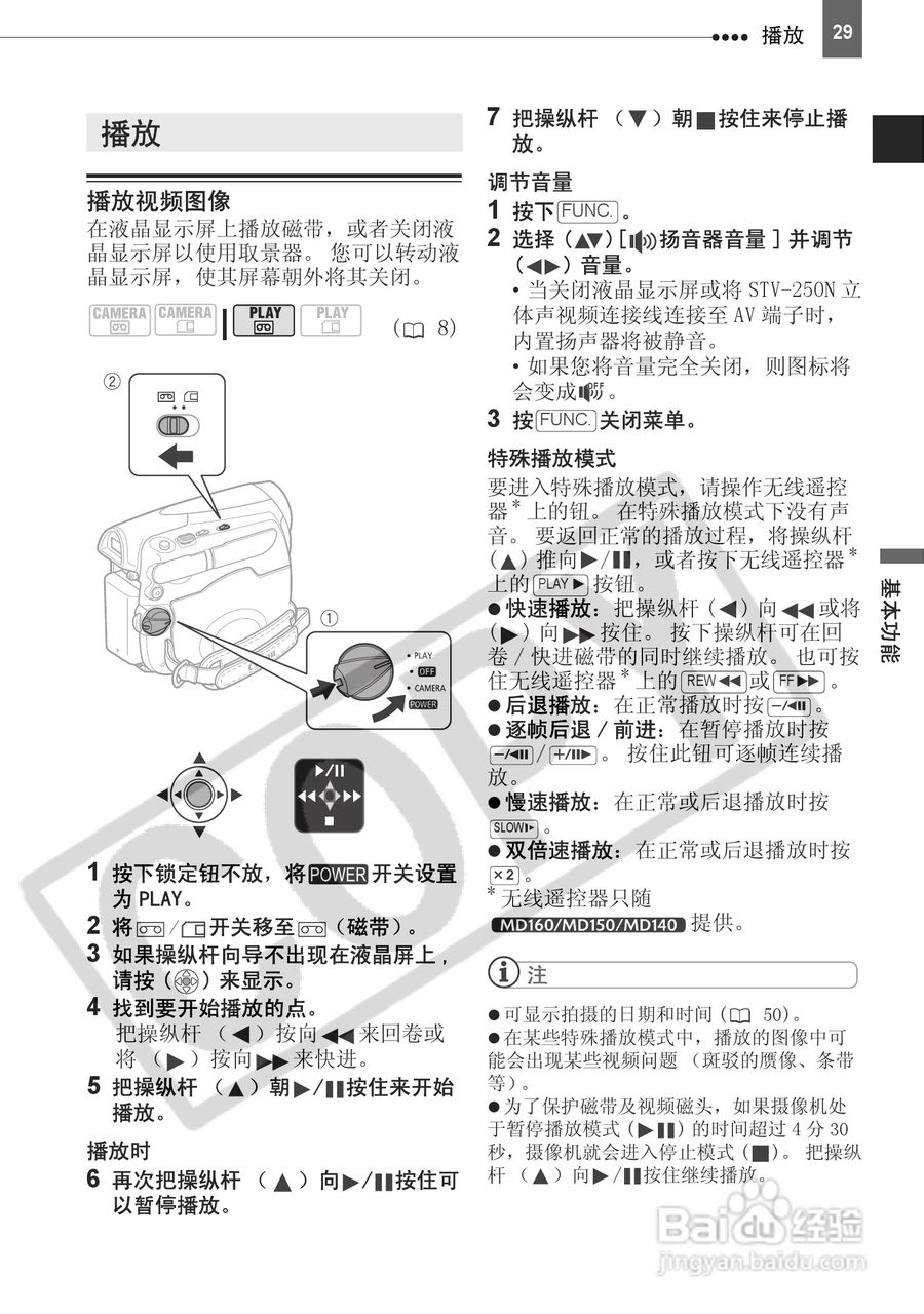 佳能MD160数码摄相机使用说明书:[3]