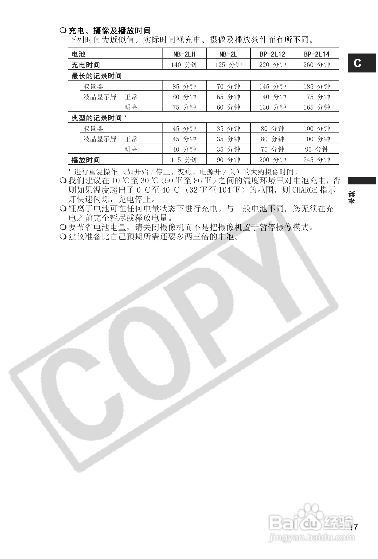 佳能MVX40i数码摄像机使用说明书:[2]