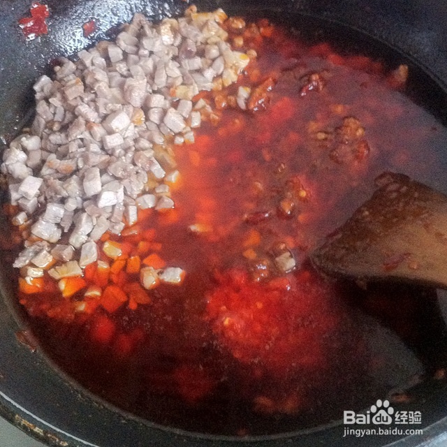 营养美味的米线肉酱