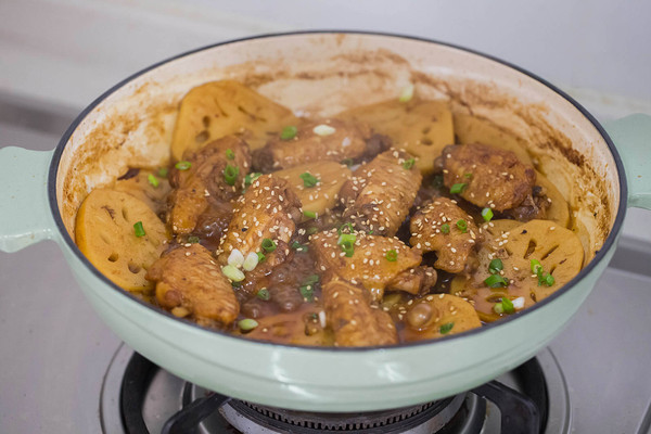 可乐甜醋鸡翅藕煲