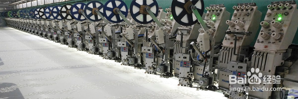 婚纱面料-电脑绣花面料生产流程