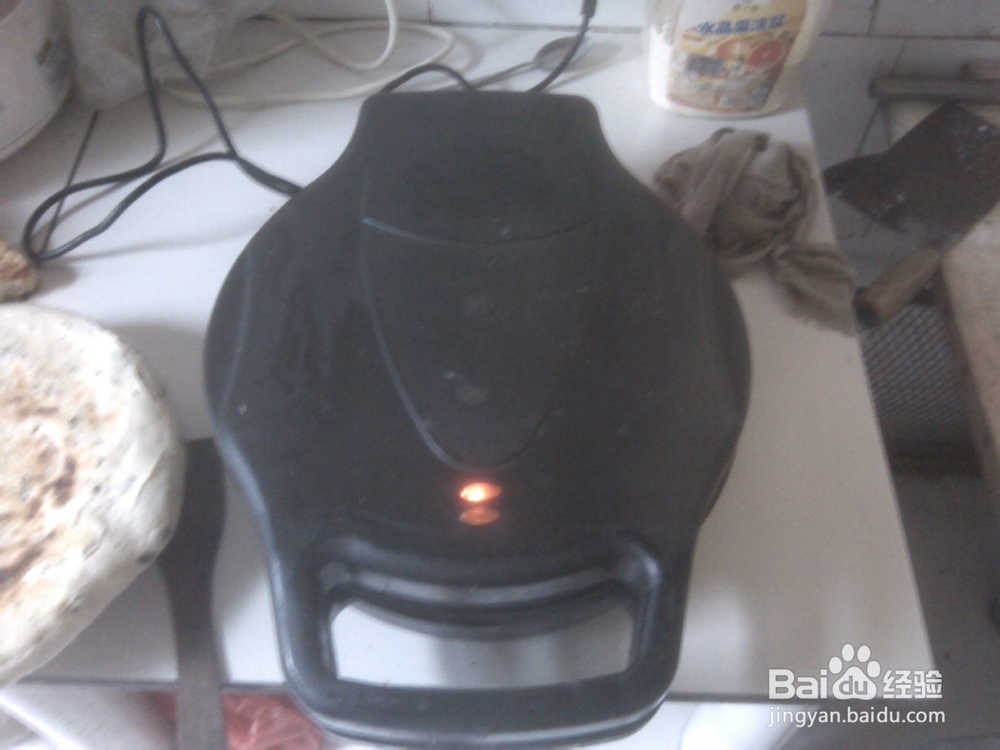 用电饼铛做陕西美食—锅盔