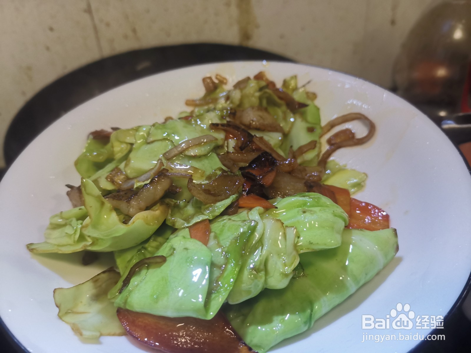 包菜炒胡萝卜的做法