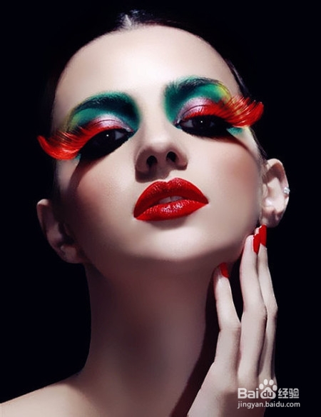 五种新娘时尚浮夸睫毛彩妆