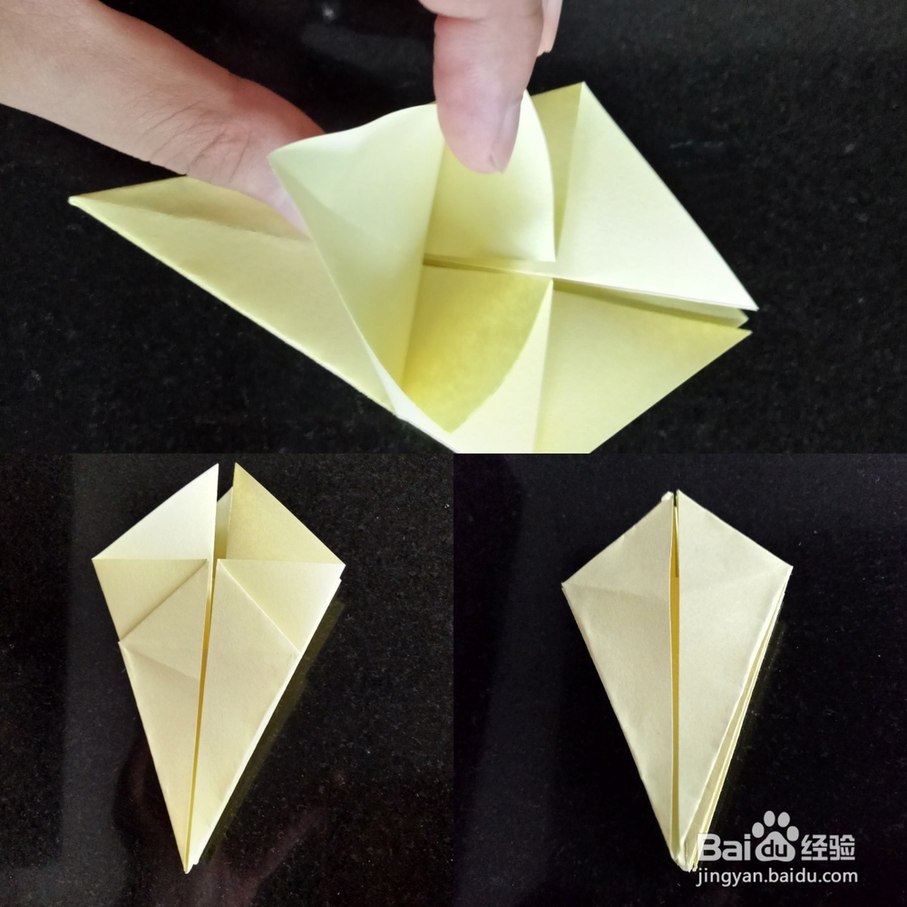 百合花的折纸教程