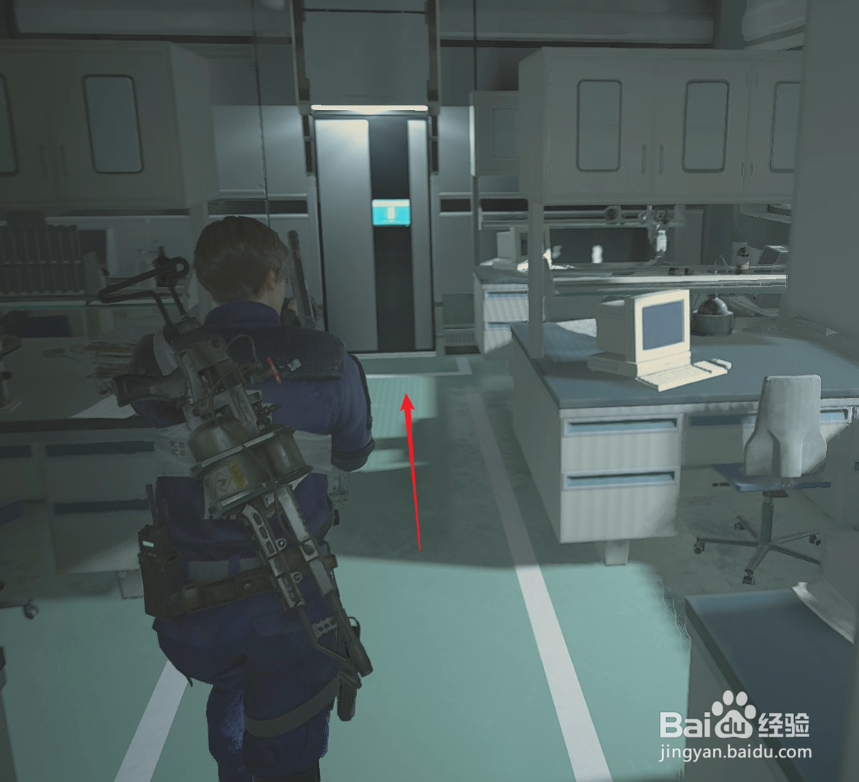 生化2重制版里昂里关攻略70:返回东区大堂