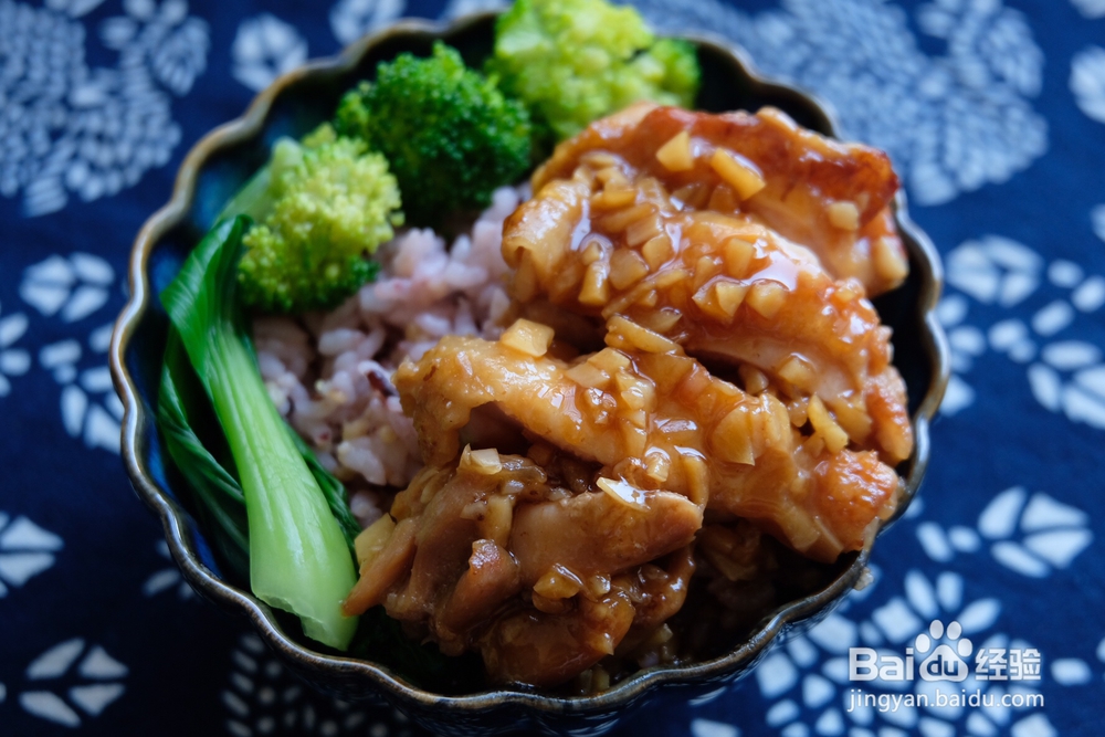 忘不掉的照烧蒜香蜂蜜鸡腿饭
