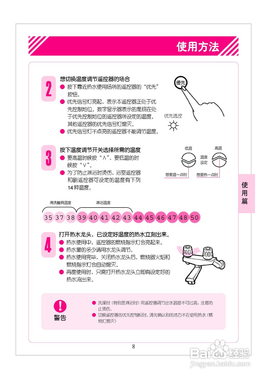 林内热水器JSW32-A型使用说明:[1]