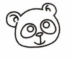 简笔画大熊猫画法
