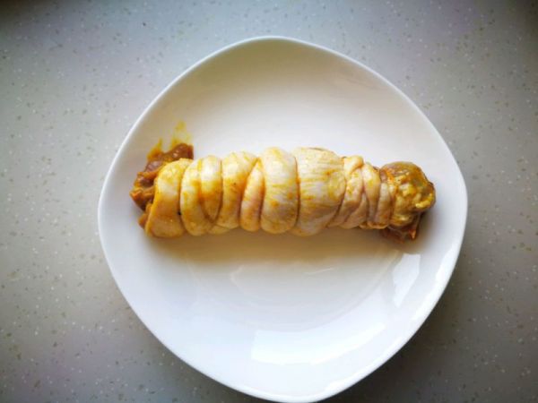 咖喱雪梨烤鸭腿