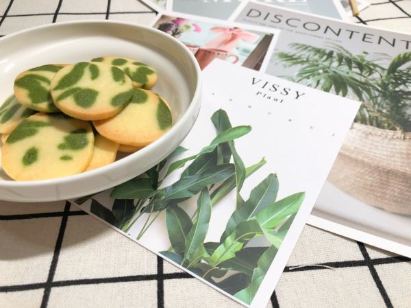 抹茶九宫格饼干