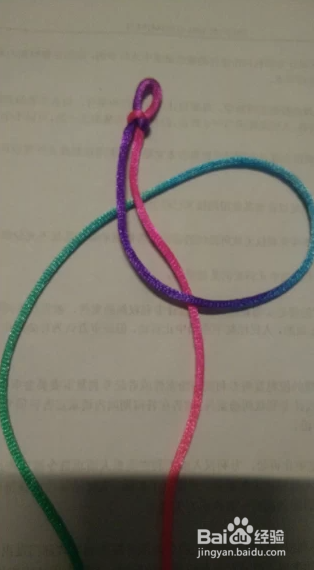 金刚结手链编织教程