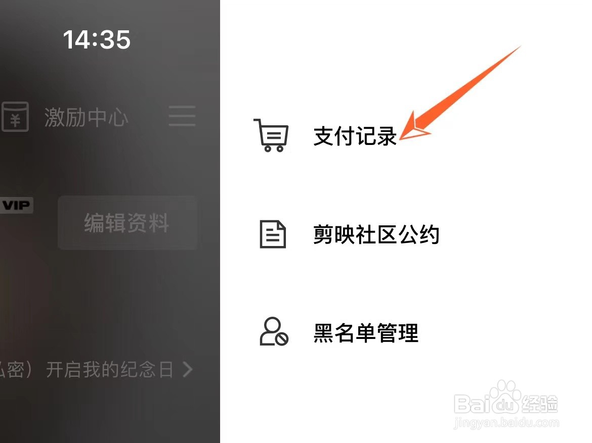 怎么看剪映购买模板的记录