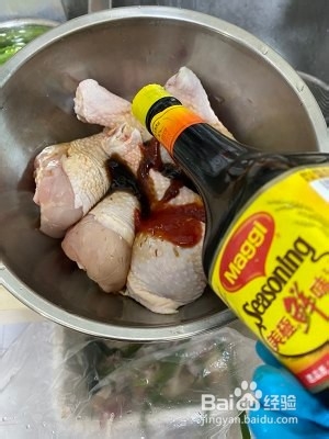 不用油的炸鸡腿的做法