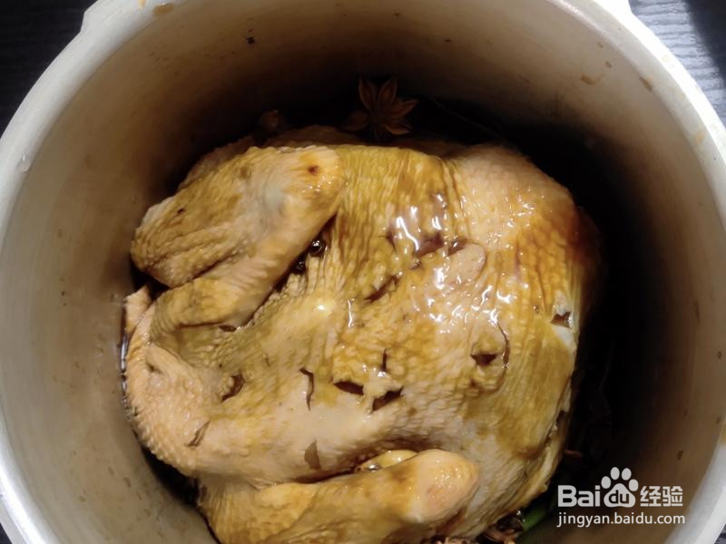 葱香酱油鸡高压锅版的做法