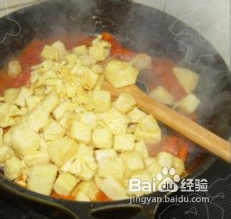 帮你抵抗辐射侵害的一道菜——西红柿炒馒头粒